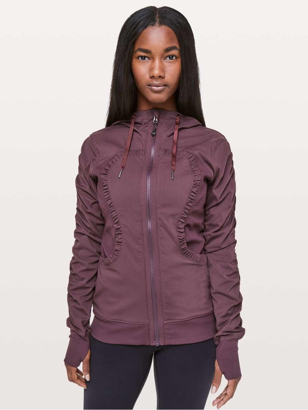 Lululemon Dance Studio Jacket III, Reversible, Arctic Plum Purple, Size 6
